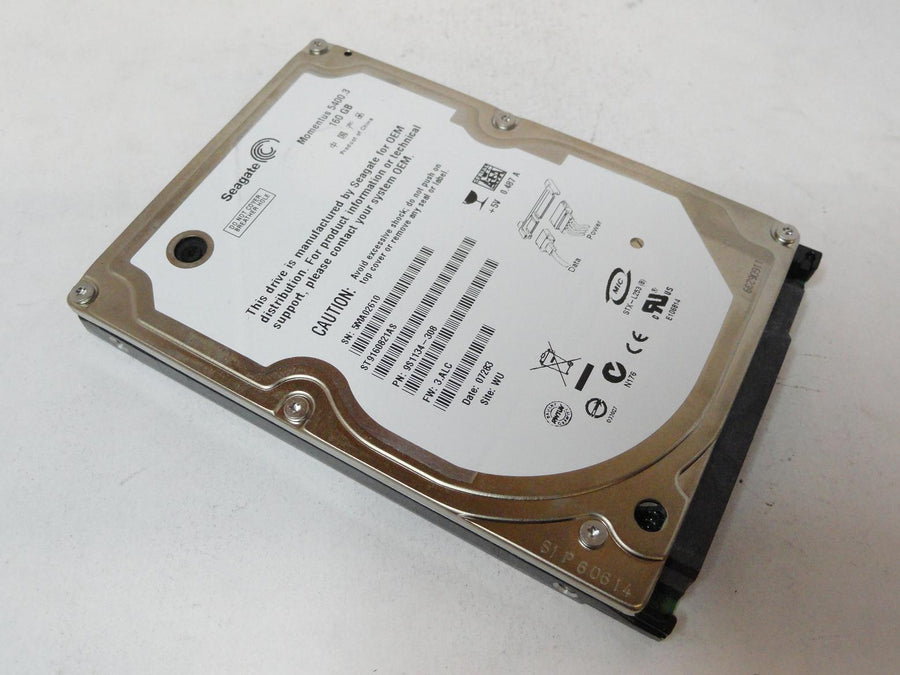9S1134-308 - Seagate 160GB SATA 5400rpm 2.5in HDD - Refurbished