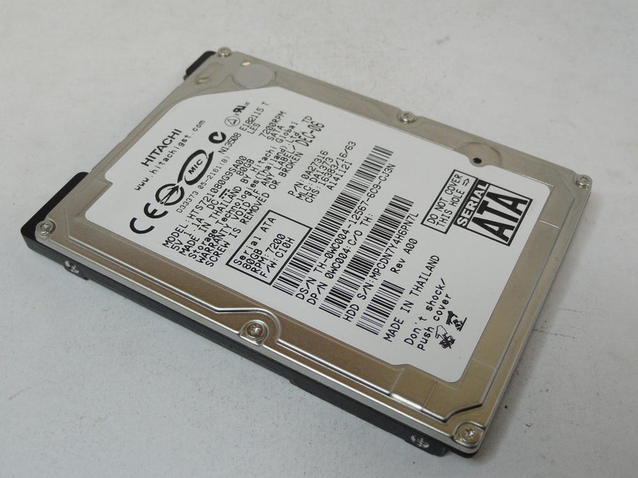 0A27316 - Hitachi Dell 80GB SATA 7200rpm 2.5in HDD - Refurbished