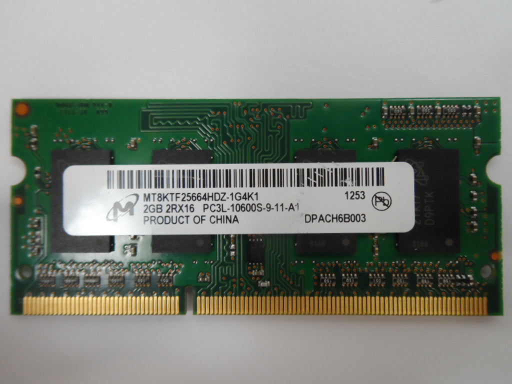 PR24016_MT8KTF25664HZ-1G4K1_Micron MT8KTF25664HZ-1G4K1 DDR3 2Gb SODIMM - Image2