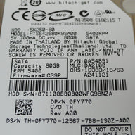 PR24020_0A54891_Hitachi Dell 80GB SATA 5400rpm 2.5in HDD - Image3