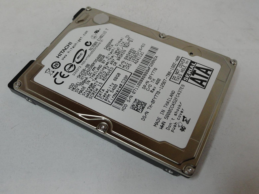 0A54891 - Hitachi Dell 80GB SATA 5400rpm 2.5in HDD - Refurbished