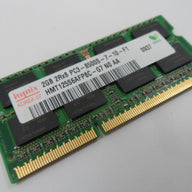 HMT125S6AFP8C-G7 - Hynix 2GB 204p PC3-8500 CL7 16c 128x8 DDR3-1066 2Rx8 1.5V SODIMM - Refurbished