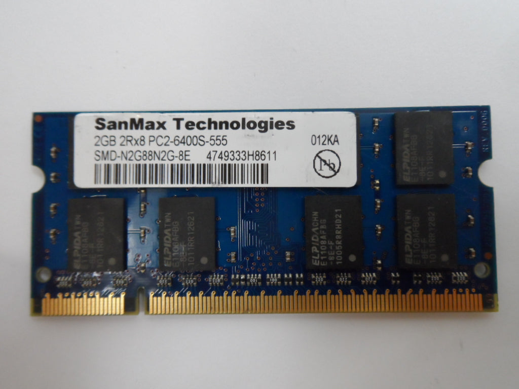 PR24027_SMD-N2G88N2G-8E_SanMax 2Gb PC2-6400 SODIMM - Image3
