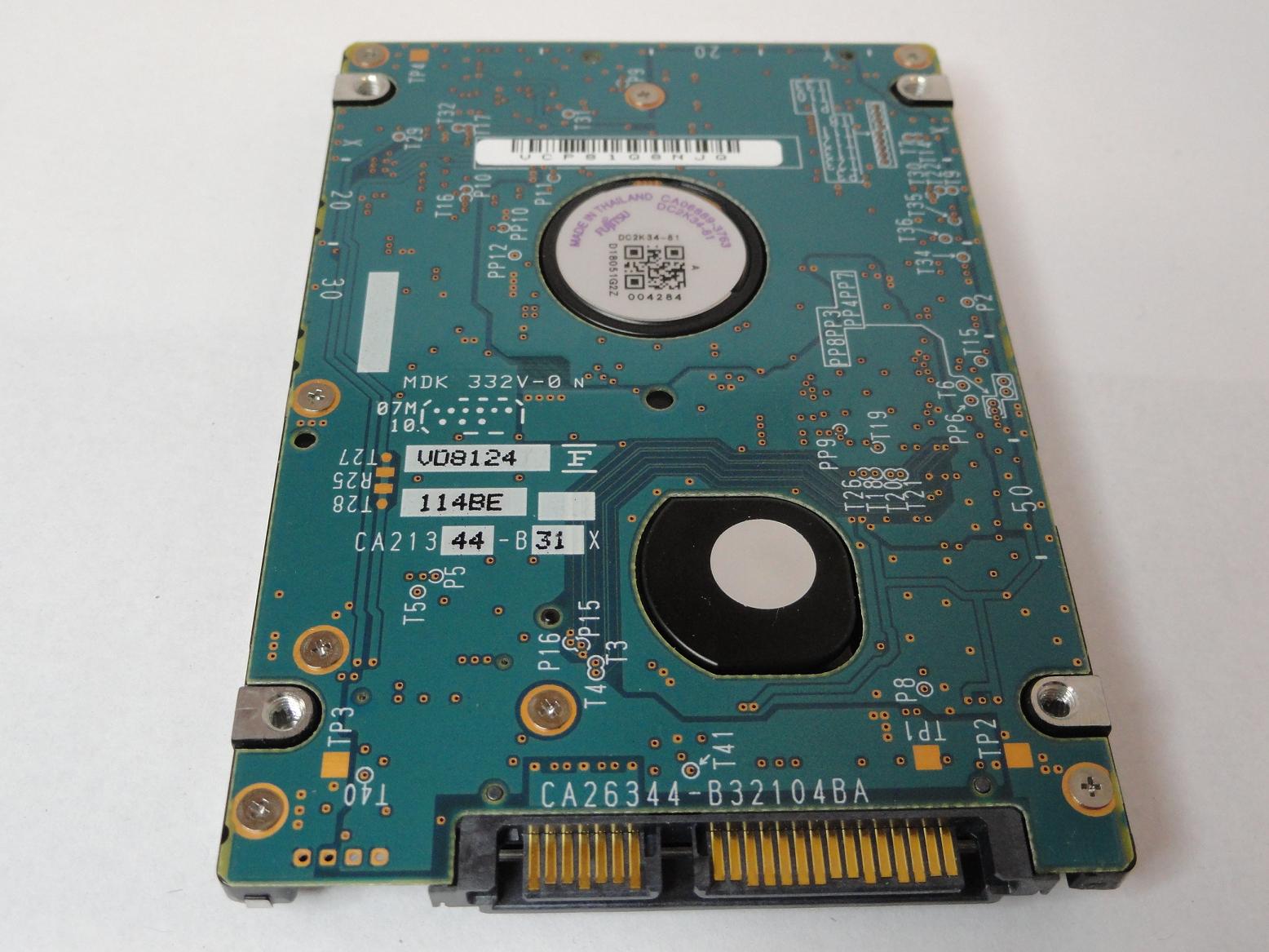 PR24038_CA06889-B30500C1_Fujitsu HP 120GB SATA 5400rpm 2.5in HDD - Image2