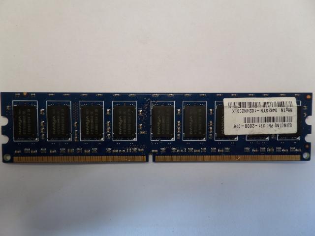 PR24063_NT2GT72U8PD0BY-3C_Sun/Nanya 2GB PC2-5300 DDR2-667MHz ECC DIMM - Image2