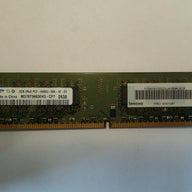 M378T5663EH3-CF7 - Samsung 2GB 240p PC2-6400 CL6 16c 128x8 DDR2-800 2Rx8 1.8V Unbuffered DIMM - Refurbished