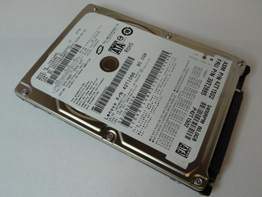 CA07018-B322000L - Fujitsu Lenovo 80GB SATA 5400rpm 2.5in HDD - Refurbished