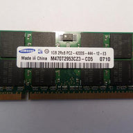 M470T2953CZ3-CD5 - Samsung 1GB PC2-4200 CL4 16c 64x8 SODIMM - Refurbished