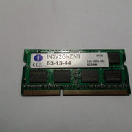 IN3V2GNZNII - Integral 2GB 204p PC3-10600 CL9 16c 128x8 DDR3-1333 2Rx8 1.5V SODIMM - Refurbished
