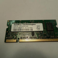 SMD-N1G88N2P-5C - SanMax 1GB 200p PC2-4200 CL4 8c 128x8 DDR2-533 1Rx8 1.8V Unbuffered SODIMM - Refurbished