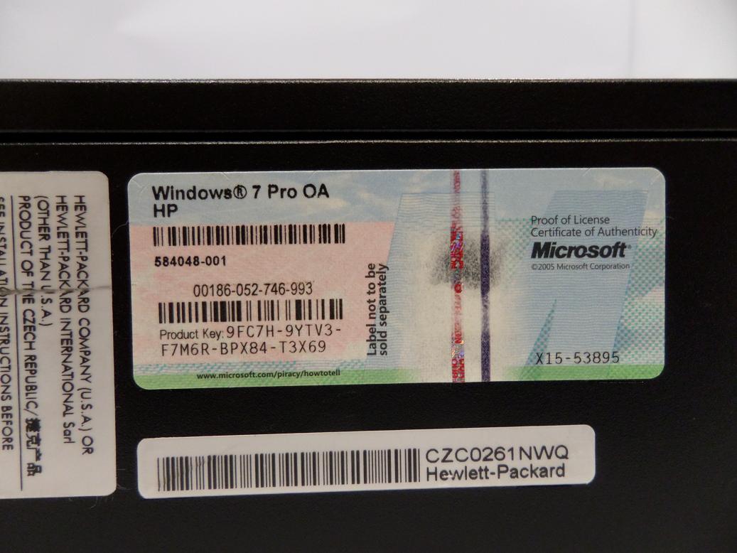 PR24262_WB719ET#ABU_HP Compaq 8000 Elite 2.7Ghz 4Gb RAM No HDD USDT - Image6
