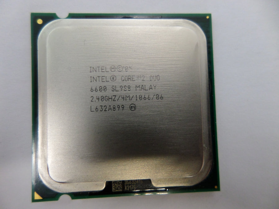 E6600 - Intel Core 2 Duo 2.40GHz 4MB 1066MHz LGA775 CPU - Refurbished