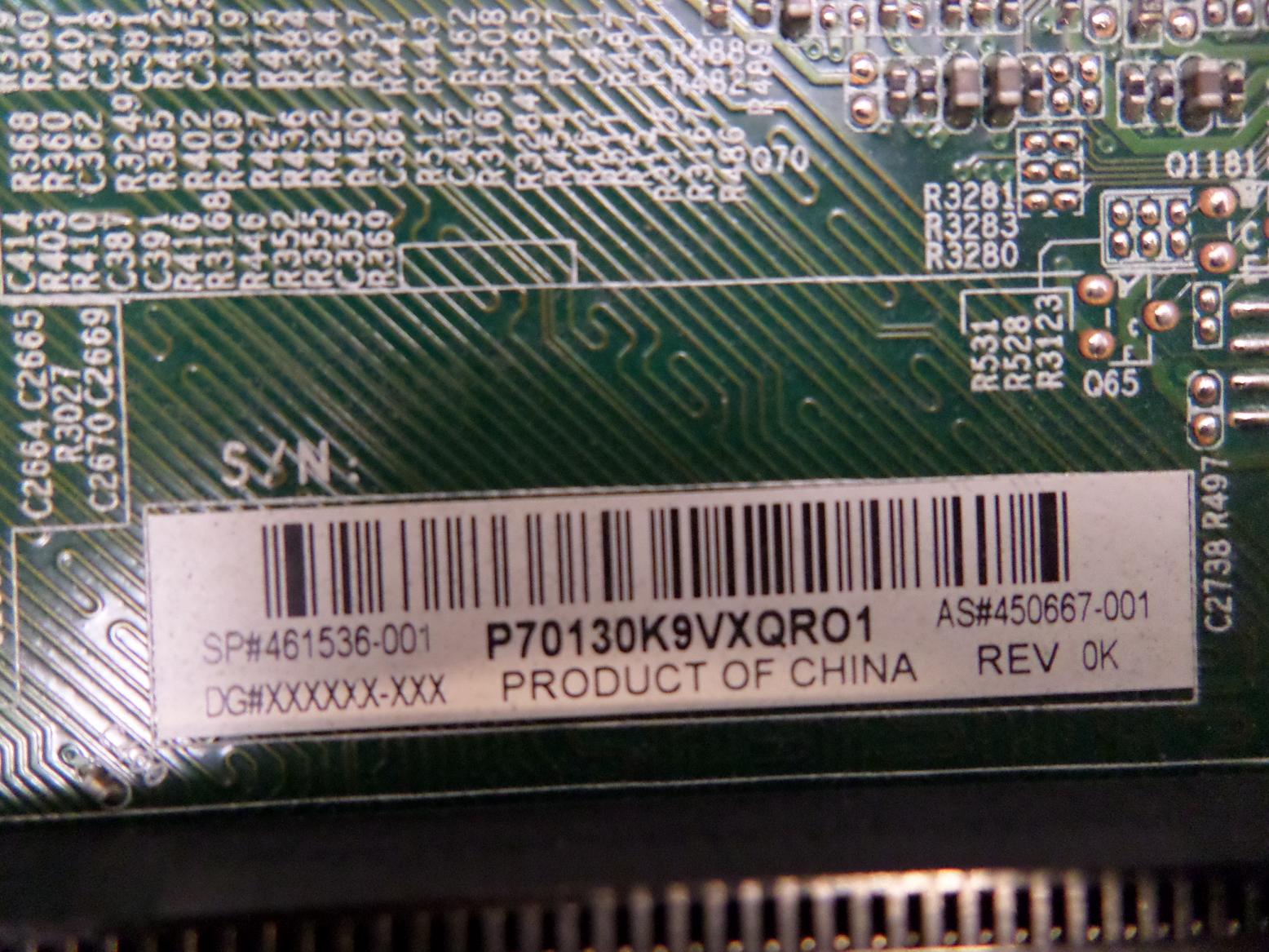 PR24520_461536-001_Compaq DC5800 SFF Intel LGA755 Motherboard - Image4