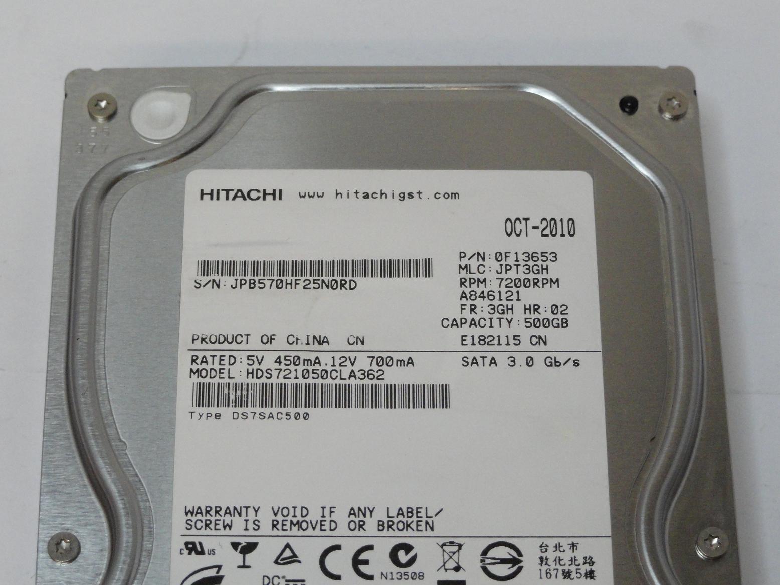 PR24548_0F13653_Hitachi 500GB SATA 7200rpm 3.5in HDD - Image3