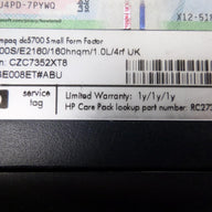 PR24708_GE008ET#ABU_Hp Compaq dc5700 Pentium Dual-Core 1.8GHz PC - Image2