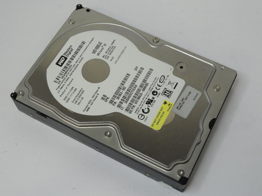 WD1600JS - Western Digital HP 160GB SATA 7200rpm 3.5in HDD - Refurbished