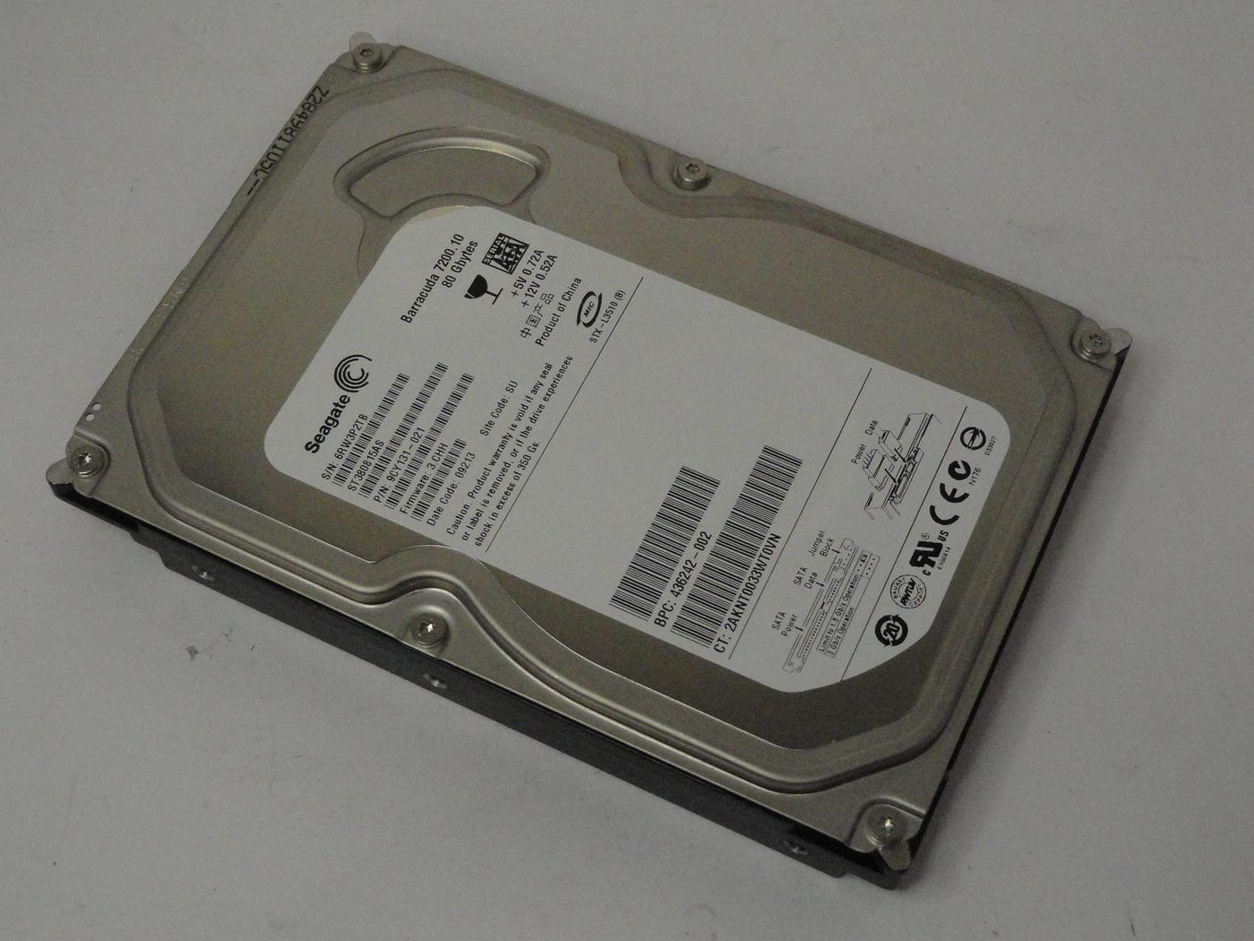 9CY131-021 - Seagate HP 80GB SATA 7200rpm 3.5in HDD - Refurbished