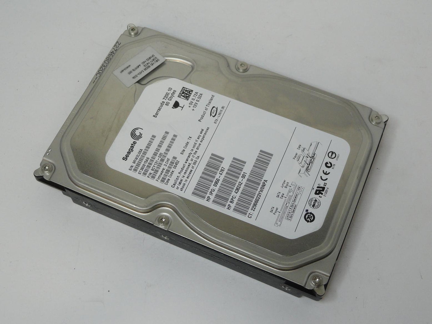 9CY131-020 - Seagate HP 80GB SATA 7200rpm 3.5in HDD - Refurbished