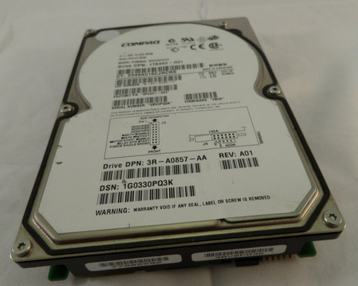 PR22093_9P4001-043_Seagate Compaq 9.1Gb SCSI 80 Pin 10Krpm HDD - Image2