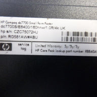 PR24864_RG581AW#ABU_HP Compaq dc7700 Core 2 Duo 2.6GHz SFF PC - Image4