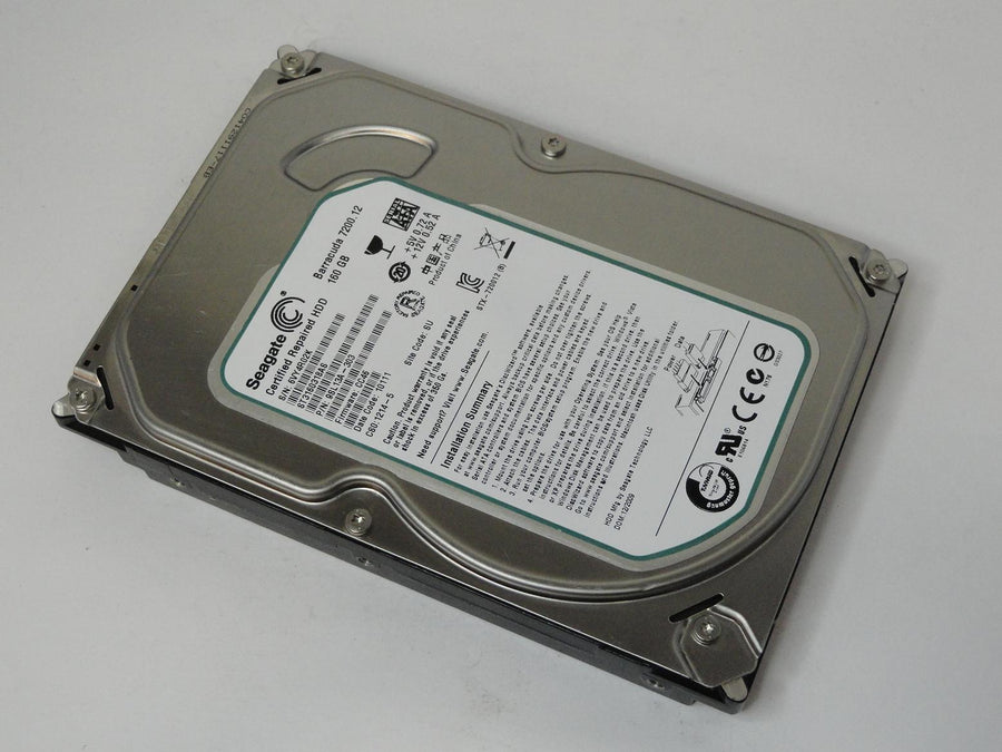 9SL13A-303 - Seagate Barracuda 160GB SATA 7200rpm 3.5in Certified Refurbished HDD - Refurbished
