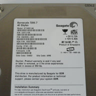 PR25156_9W2005-002_Seagate 40GB IDE 7200rpm 3.5in HDD - Image3