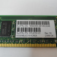 PR25275_PC3200R-30331-C0_Samsung Sun 512MB PC3200 DDR-400MHz 184-Pin RAM - Image3