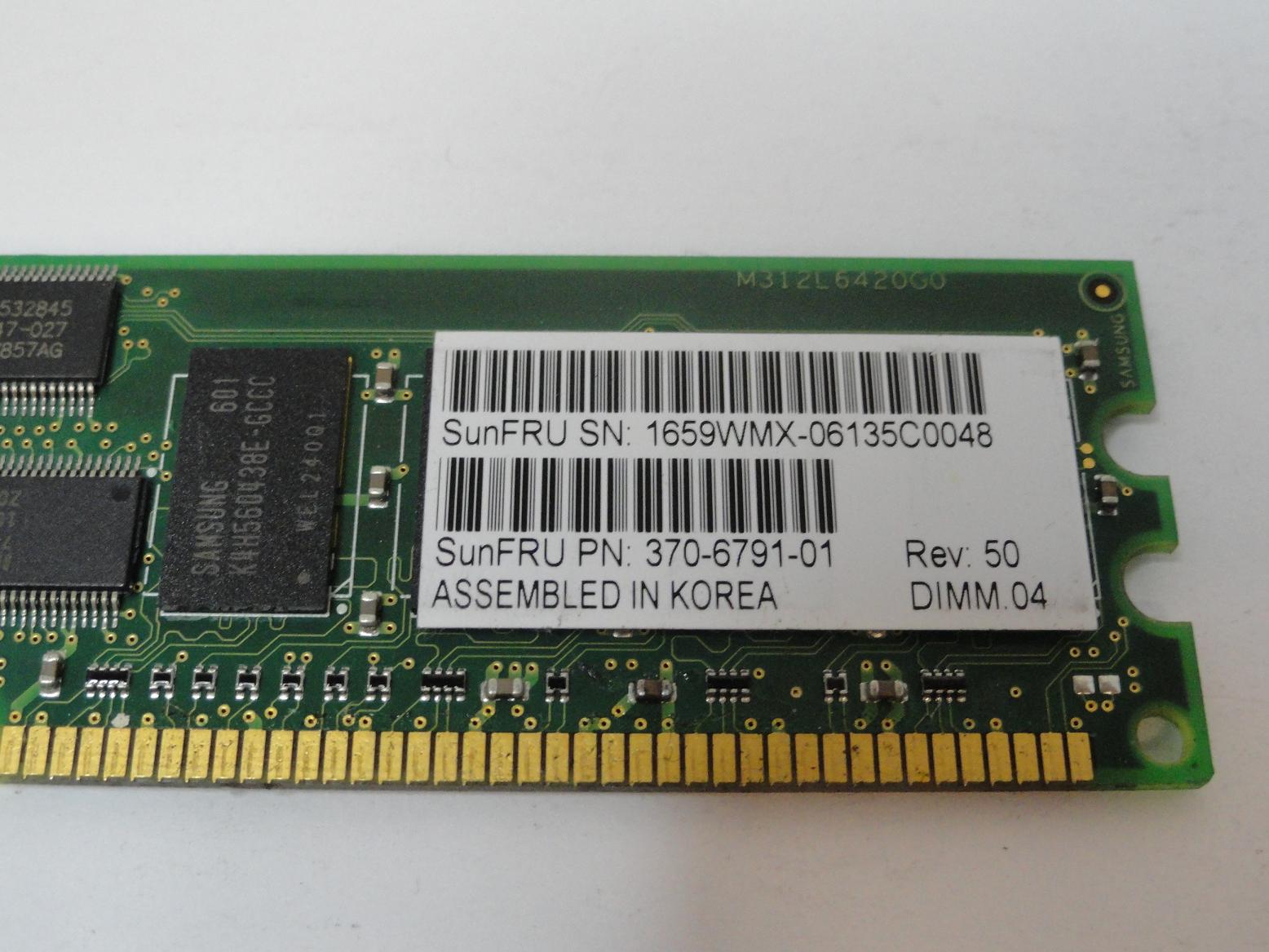 PR25275_PC3200R-30331-C0_Samsung Sun 512MB PC3200 DDR-400MHz 184-Pin RAM - Image3