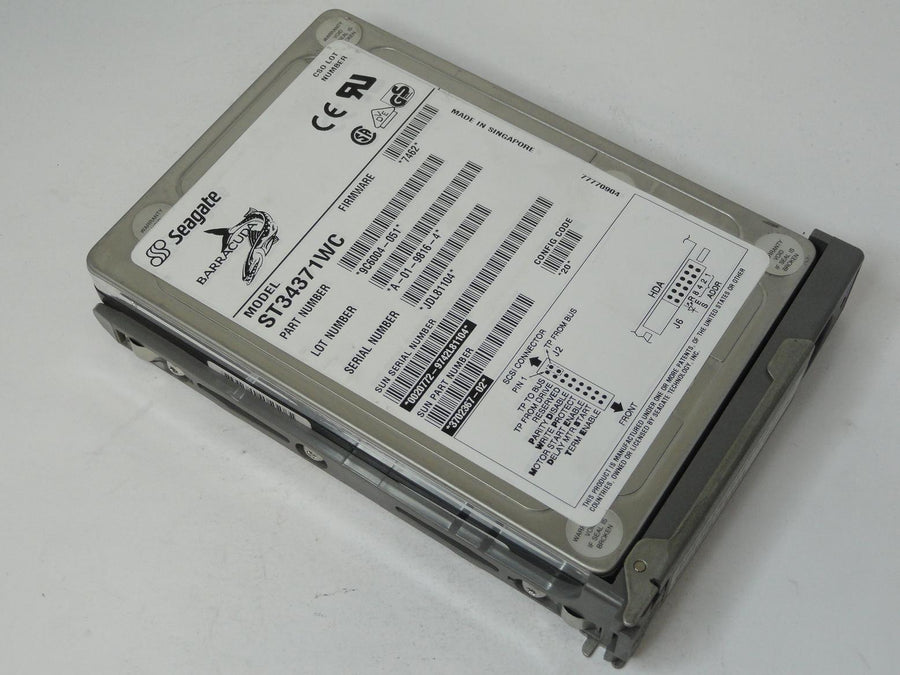 9C6004-051 - Seagate Sun 4.3GB SCSI 80 Pin 7200rpm 3.5in Barracuda HDD in Caddy - Refurbished