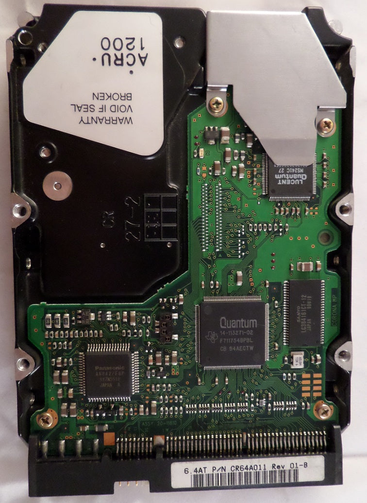 CR64A011 - Quantum 6.4Gb IDE 5400rpm 3.5in HDD - Refurbished