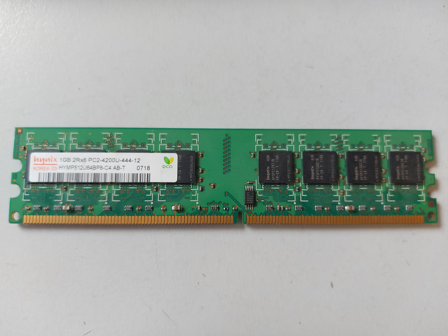 Hynix 1GB PC2-4200 DDR2-533MHz non-ECC Unbuffered CL4 240-Pin DIMM Memory Module ( HYMP512U64BP8-C4 AB-T ) REF   