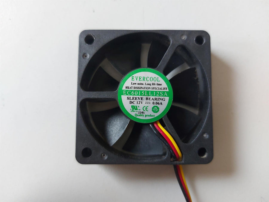 Evercool 12V Internal sleeve bearing Case Cooling Fan (EC6015LL12SA)