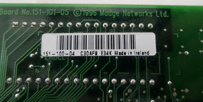 151-101-05 - Madge Smart 16/4 PCI Ringnode Card - Refurbished