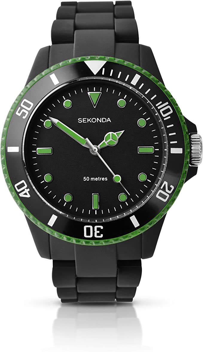 Sekonda Black Analog Watch - 4778