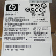 Seagate HP 300Gb SAS 10Krpm 2.5in HDD ( 9FK066-085 ST9300603SS 507119-004 EG0300FAWHV 507129-004 507284-001  Seagate HP HP)