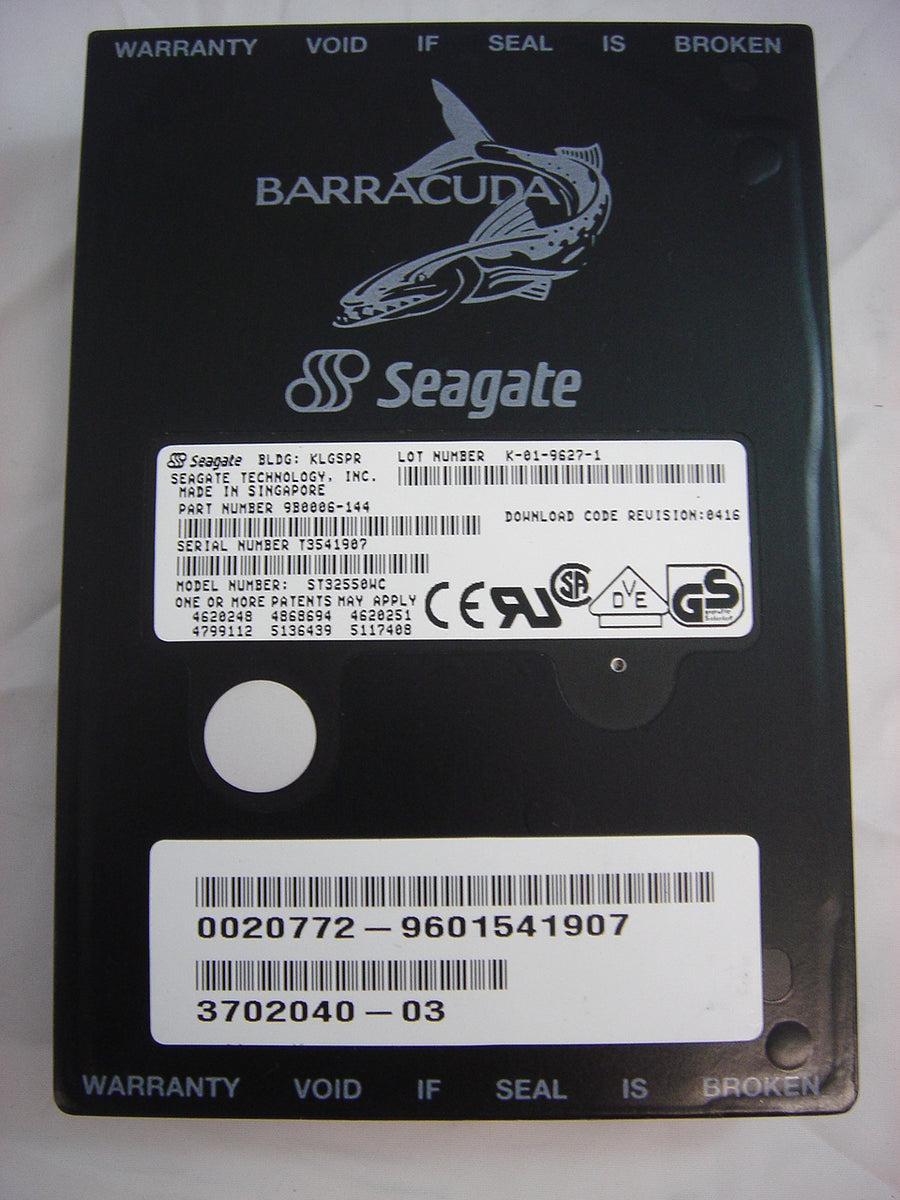 9B0006-142 - SUN Seagate 2Gb SCSI 80 Pin 3.5" Hard Drive W/Out Spud - Refurbished