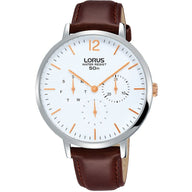 Lorus Womens Chronograph Quartz Watch with Leather Strap RP691CX9