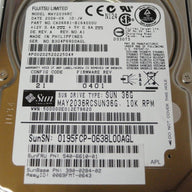 CA06681-B16400SU - Fujitsu SUN 36Gb SAS 10Krpm 2.5in HDD - Refurbished