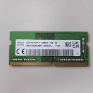 Hynix 8GB DDR4-3200MHz PC4-25600 nonECC Unbuffered CL22 260-Pin SoDimm ( HMAA1GS6CJR6N-XN ) REF