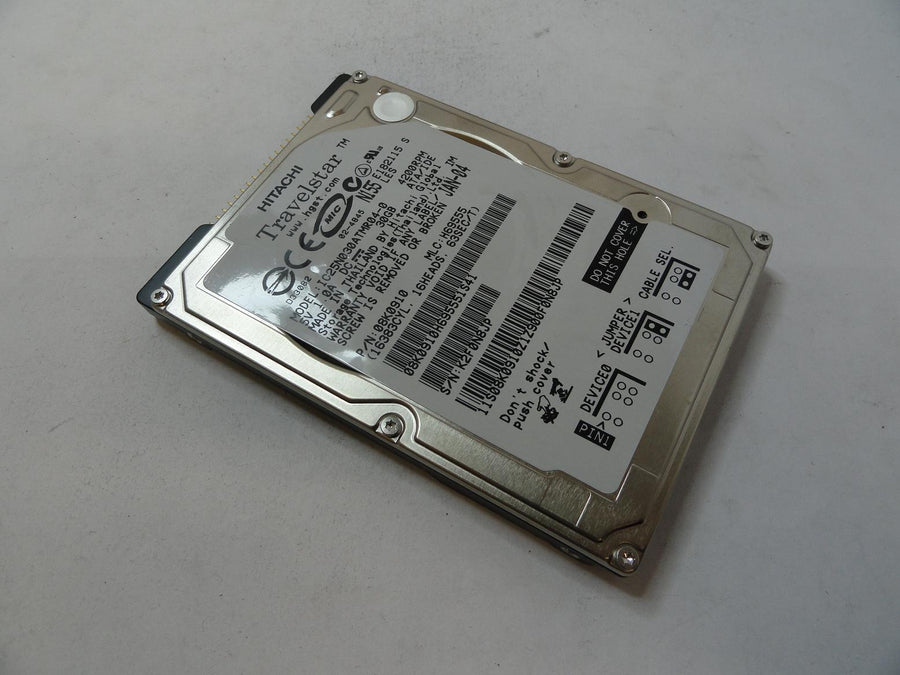 08K0910 - Hitachi 30GB IDE 4200rpm 2.5in HDD - Refurbished