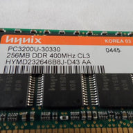 PR13211_HYMD232646B8J-D43 AA_HP/Infineon 256Mb DDR, 400 CL3 Memory - Image4