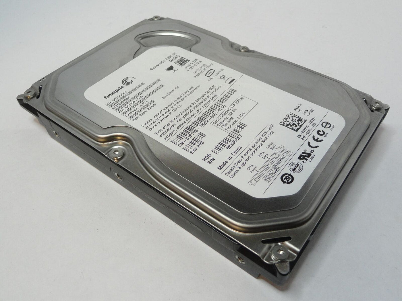 Seagate Dell 160GB SATA 7200rpm 3.5in HDD ( ST3160815AS 9CY132-035 0JP208 ) USED