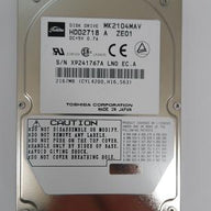 MK2104MAV - Toshiba 2.5" IDE 2.1GB HDD - Refurbished
