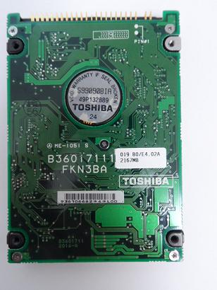 MC4318_MK2104MAV_Toshiba 2.5" IDE 2.1GB HDD - Image3