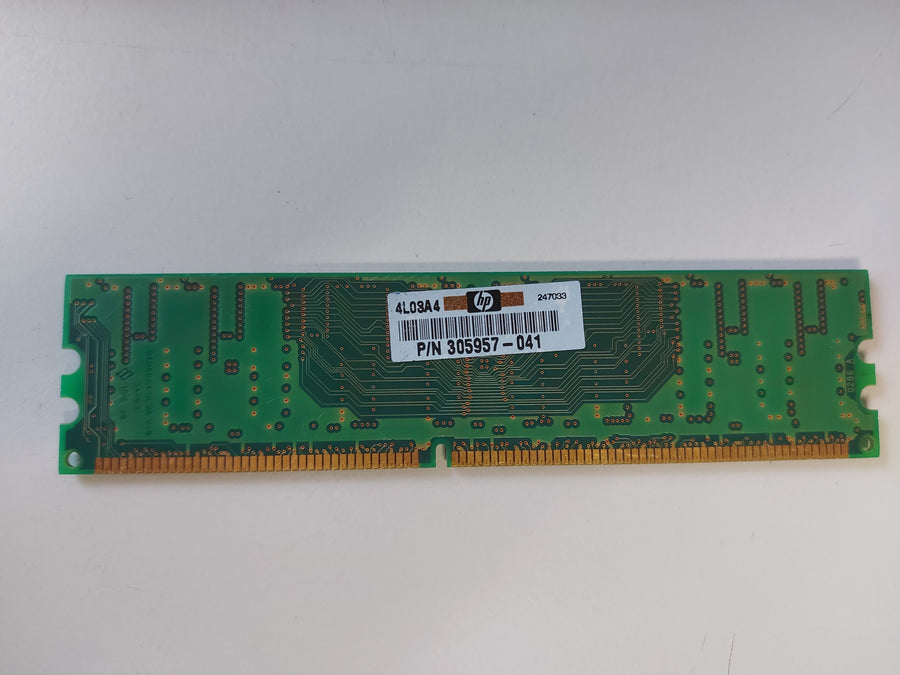 Micron HP 256MB PC2700 DDR-333MHz non-ECC Unbuffered CL2.5 184-Pin DIMM ( MT8VDDT3264AG-335C4 305957-041 ) REF