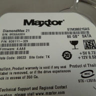 9DS111-329 - Maxtor 80GB SATA 7200rpm 3.5in DiamondMax 21 HDD - Refurbished