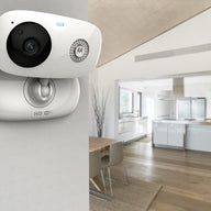 1002636 - Motorola Focus 66 Wi-Fi HD Audio and Video Home Monitoring Camera - White - NOB