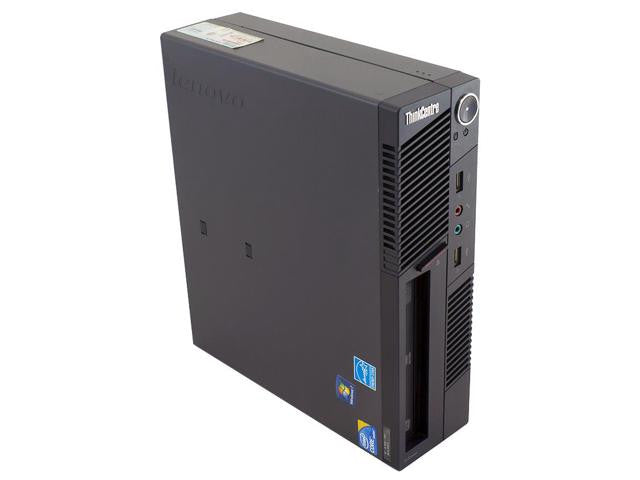 M90 - Lenovo ThinkCentre M90 - Core Duo - 4GB RAM - 320GB HDD - Windows 7 - Keyboard, Mouse and PowerCable - Refurbished