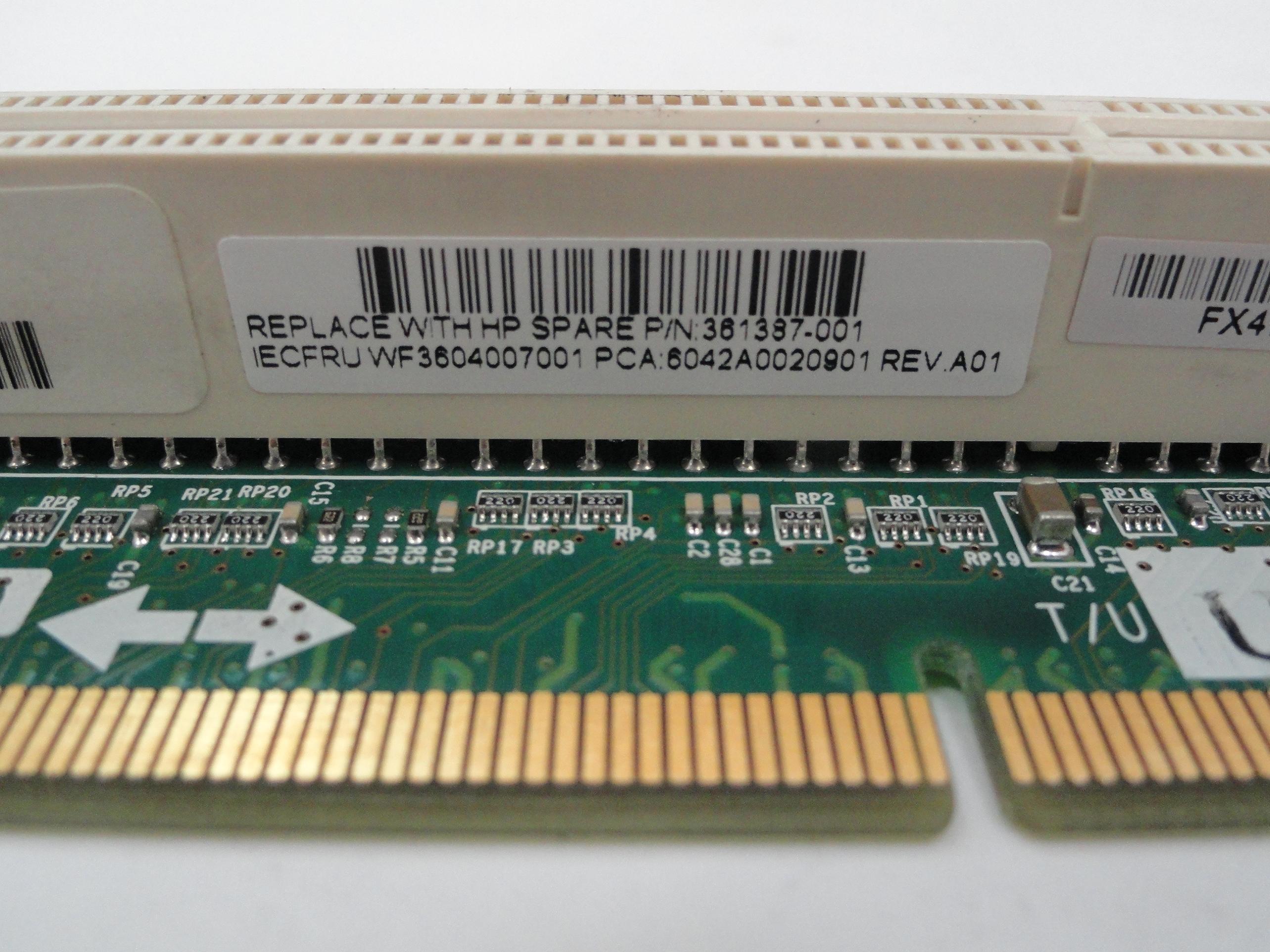 361387-001 - HP PCI Riser Card - Refurbished