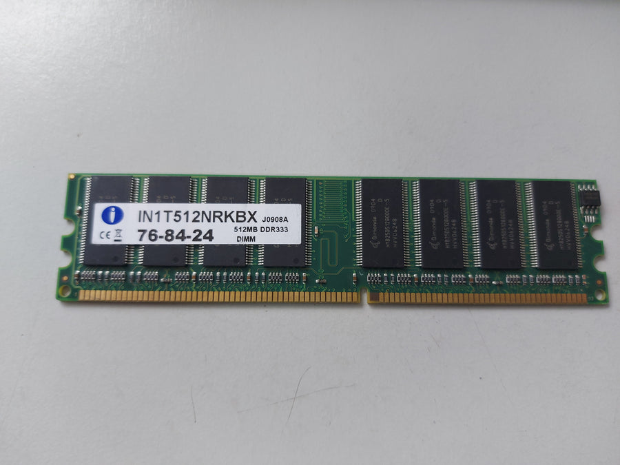 Integral 512MB PC2700 DDR-333MHz non-ECC Unbuffered CL2.5 184-Pin DIMM ( IN1T512NRKBX ) REF